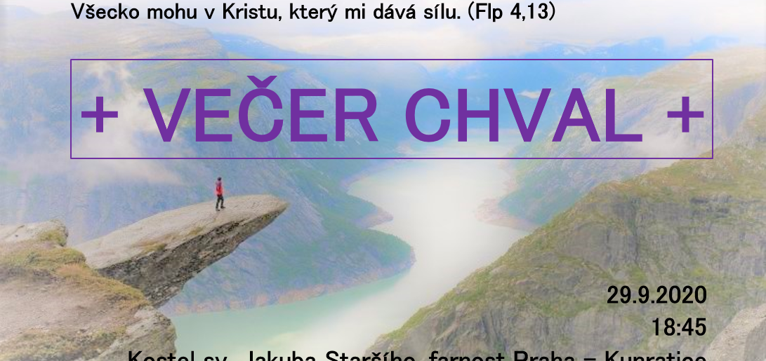 Večer chval 29. 9. v 18:45